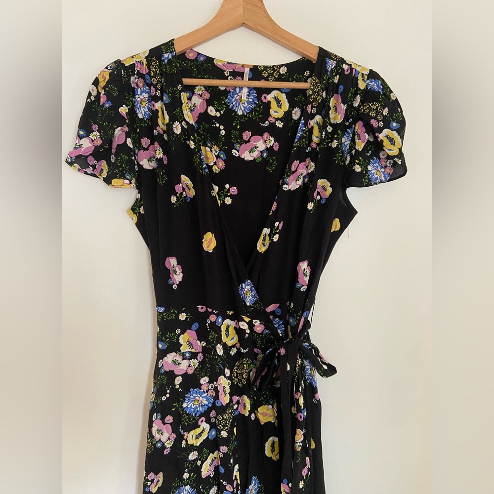 Free People Floral Maxi Romantic Flounce Dress - Picture 2 of 7